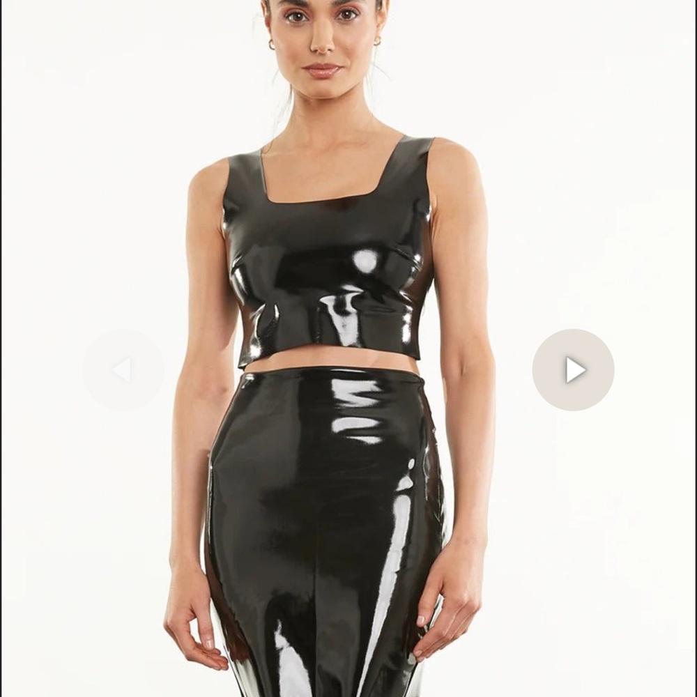Commando Faux Patent Leather Skirt